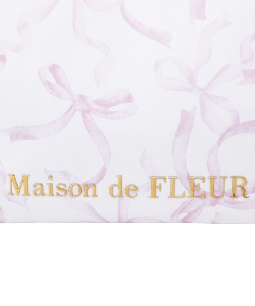 Maison de FLEUR（メゾンドフルール）の「リボン柄保冷バッグ（トートバッグ・レディース・ピンク/ブルー・FREE）」の18枚目の写真