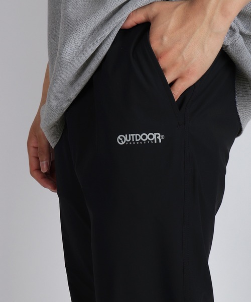 OUTDOOR PRODUCTS(アウトドアプロダクツ)の「OUTDOOR ナイロントリコット ストレッチ イージージョガーパンツ 接触冷感 速乾 軽量 UVカット(その他パンツ・メンズ・ベージュ/ネイビー/カーキ/ブラック・M/LL/L)」の2枚目の写真