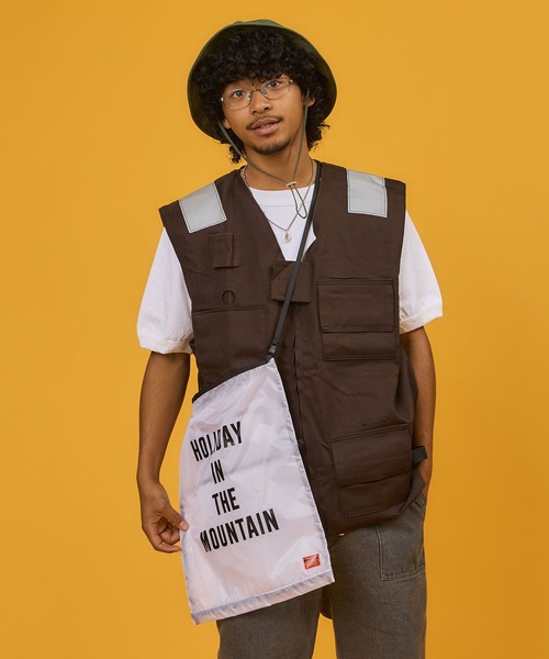 COMMON EDUCATION(コモンエデュケーション)の「Mountain Research × COMMON EDUCATION - 3-WAY SACOCHE(ショルダーバッグ・メンズ・ブラック/ホワイト・FREE)」の9枚目の写真