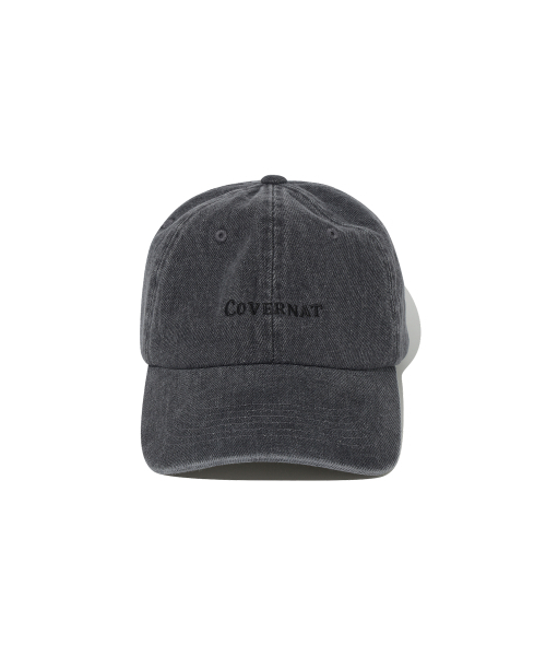 COVERNAT（カバーナット）の「ロゴコージフィットデニムボールキャップブラック（キャップ・メンズ・その他・F）」の2枚目の写真