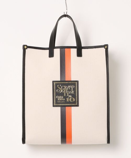 Scrap Book(スクラップブック)の「【intoxic.】LIMITED EDITION MEN BOOK TOTE Scrap Book10th(トートバッグ・レディース・ブラウン/ホワイト・FREE)」の3枚目の写真