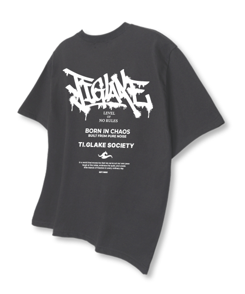 TI.GLAKE(ティーグレイク)の「ノールリーフ オーバーサイズ 半袖Tシャツ ダークグレー(Tシャツ/カットソー・メンズ・その他・LARGE/X-LARGE/XX-LARGE)」の3枚目の写真