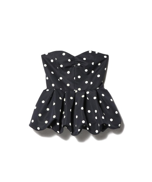 ESTNATION(エストネーション)の「UNUS / Dot Bare Blouse(シャツ/ブラウス・レディース・インディゴブルー/ライトホワイト・36/38)」の4枚目の写真