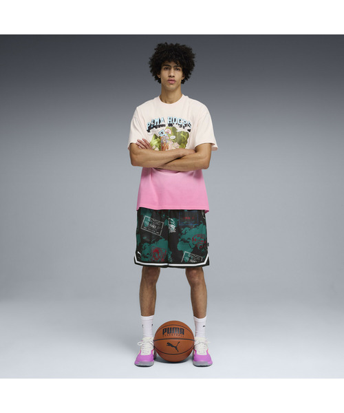 PUMA（プーマ）の「PUMA プーマ メンズ バスケットボール ザ ATW ディラン 半袖 Tシャツ II（Tシャツ/カットソー・メンズ・ピンク系その他・MEDIUM/LARGE/X-LARGE/SMALL）」の3枚目の写真