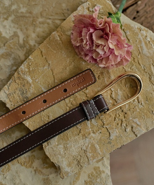 mideal(マイディール)の「mideal original crossbelt nuance bangle / midealオリジナルクロスベルトニュアンスバングル(バングル/リストバンド・レディース・ブラウン/ダークブラウン・FREE)」の6枚目の写真