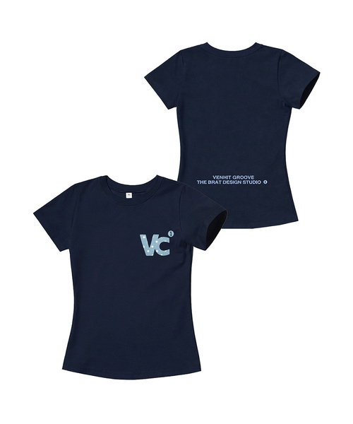 セール】VCシグネチャー刺繍スリム半袖Tシャツ [DOT]（Tシャツ
