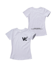 VCシグネチャー刺繍スリム半袖Tシャツ [DOT]