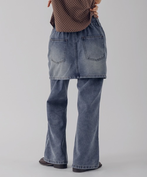 MUHET（ミュエータ）の「【set item】denim skirt & pants / デニムスカート＆パンツセット（デニムパンツ・レディース・ブラウン/ライトインディゴブルー/インディゴブルー・SMALL/LARGE/MEDIUM）」の17枚目の写真