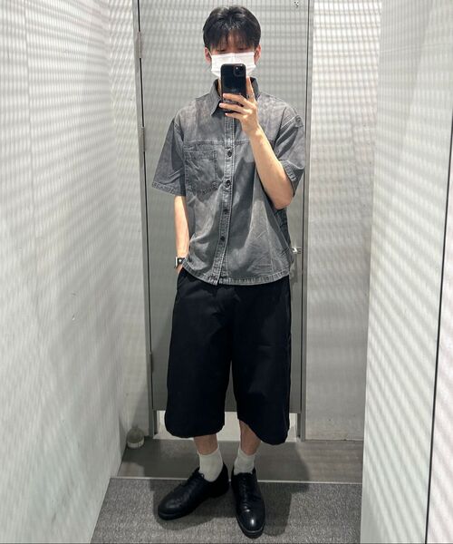 INSILENCE(インサイロンス)の「スラッシュウォッシングデニムシャツ WASHED GREY(シャツ/ブラウス・レディース・その他・LARGE/MEDIUM/SMALL)」の7枚目の写真