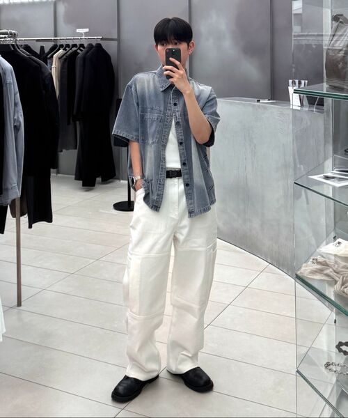 INSILENCE(インサイロンス)の「スラッシュウォッシングデニムシャツ WASHED GREY(シャツ/ブラウス・レディース・その他・LARGE/MEDIUM/SMALL)」の10枚目の写真