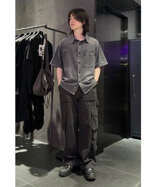 INSILENCE(インサイロンス)の「スラッシュウォッシングデニムシャツ WASHED GREY(シャツ/ブラウス・レディース・その他・LARGE/MEDIUM/SMALL)」の12枚目の写真