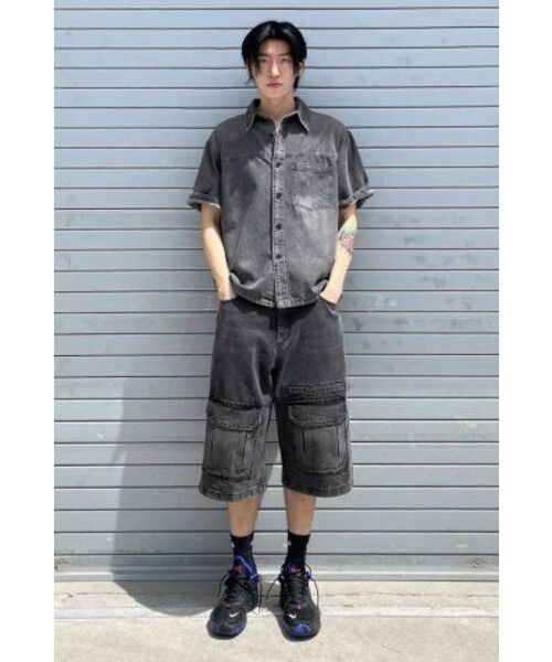 INSILENCE(インサイロンス)の「スラッシュウォッシングデニムシャツ WASHED GREY(シャツ/ブラウス・レディース・その他・LARGE/MEDIUM/SMALL)」の13枚目の写真