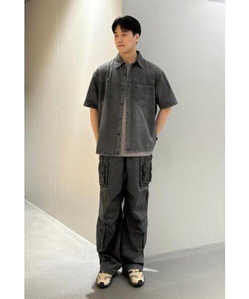 INSILENCE(インサイロンス)の「スラッシュウォッシングデニムシャツ WASHED GREY(シャツ/ブラウス・レディース・その他・LARGE/MEDIUM/SMALL)」の15枚目の写真