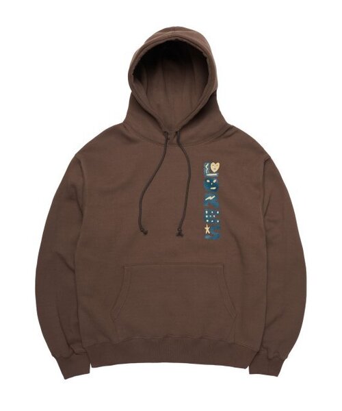 Full of Love Hoodie — коричневая худи