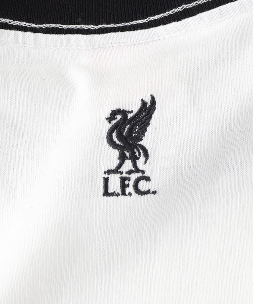 417 EDIFICE(フォーワンセブンエディフィス)の「【Liverpool FC / リバプール FC】RINGER TEE(Tシャツ/カットソー・メンズ・ブラック/グリーン・X-LARGE/LARGE/MEDIUM)」の4枚目の写真