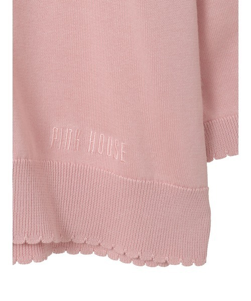 PINK HOUSE(ピンクハウス)の「ロゴ刺繍カーディガン(カーディガン/ボレロ・レディース・ピンク/ブラック/レッド/ライトブルー/アイボリー・フリー)」の15枚目の写真