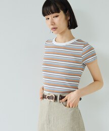 レトロボーダーTシャツ