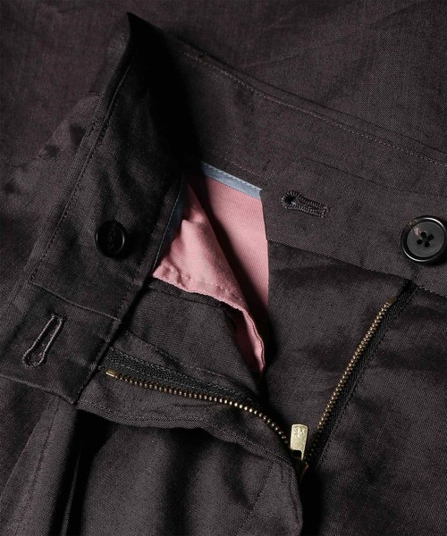 Paul Smith(ポールスミス)の「ウィメンズ レーヨンリネン コクーンシルエット タックパンツ / 165050 396T(スラックス・レディース・ダークブラウン・40)」の7枚目の写真