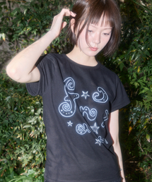 グリッターメイジロゴTシャツ (ブラック) F25QB125