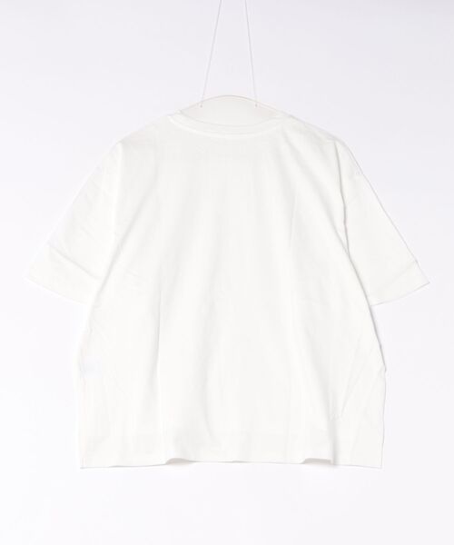 fort point(フォーポイント)の「【C-FORTPOINT/フォートポイント】【ベルスリーブで魅せる、大人のこなれTシャツ。】ベルスリーブ オーバーサイズTシャツ 綿100% 華奢見え ゆったり 二の腕カバー(Tシャツ/カットソー・レディース・ブラック・FREE)」の2枚目の写真