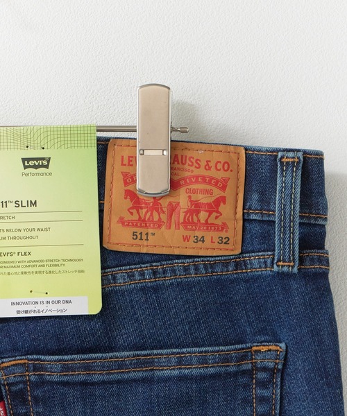 Levi's(リーバイス)の「LEVI'S/リーバイス 511 SLIM ジーパン ジーンズ(デニムパンツ・メンズ・インディゴブルー/ライトインディゴブルー・W31xL32/W32xL32/W33xL32/W34xL32/W30xL32)」の4枚目の写真