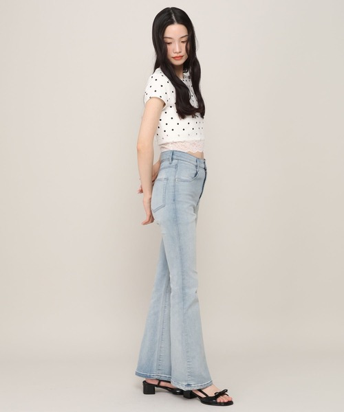 Heather(ヘザー)の「アソートレーストリムTEE 999601(Tシャツ/カットソー・レディース・ブラック系その他/ブルー系その他/ホワイト系その他/ホワイト系その他2/オフホワイト/ピンク・FREE)」の13枚目の写真
