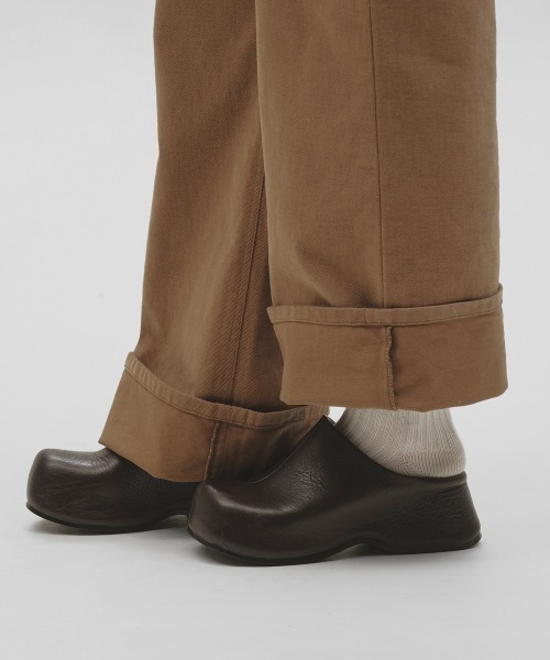TODAYFUL（トゥデイフル）の「Volume Sole Sabot（スリッポン・レディース・ブラック/ダークブラウン・37inch/36inch/38inch）」の11枚目の写真
