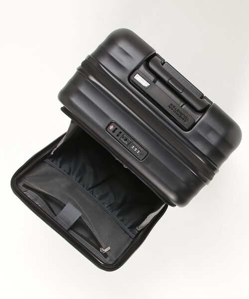 AMERICAN TOURISTER(アメリカンツーリスター)の「アメリカンツーリスター TRANTO スピナー54/19 エキスパンダー TSA BO ブラック(スーツケース/キャリーバッグ・メンズ・ブラック・S)」の2枚目の写真