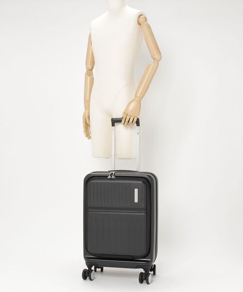 AMERICAN TOURISTER(アメリカンツーリスター)の「アメリカンツーリスター TRANTO スピナー54/19 エキスパンダー TSA BO ブラック(スーツケース/キャリーバッグ・メンズ・ブラック・S)」の4枚目の写真