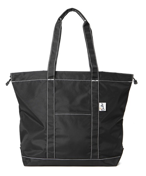 Drifter(ドリフター)の「BUCKEYE DRAWSTRING TOTE L/バックアイドローストリングトート(Lサイズ)(トートバッグ・レディース・レオパード/ダークグリーン系/ブラック/ベージュ系その他/チャコールグレー×ブラック・FREE)」の2枚目の写真