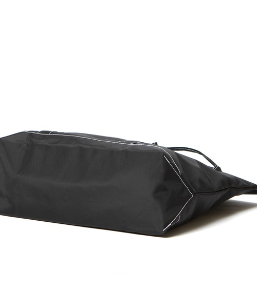 Drifter(ドリフター)の「BUCKEYE DRAWSTRING TOTE L/バックアイドローストリングトート(Lサイズ)(トートバッグ・レディース・レオパード/ダークグリーン系/ブラック/ベージュ系その他/チャコールグレー×ブラック・FREE)」の8枚目の写真