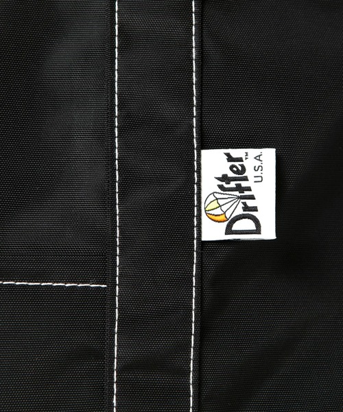 Drifter(ドリフター)の「BUCKEYE DRAWSTRING TOTE L/バックアイドローストリングトート(Lサイズ)(トートバッグ・レディース・レオパード/ダークグリーン系/ブラック/ベージュ系その他/チャコールグレー×ブラック・FREE)」の16枚目の写真
