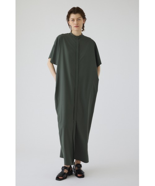 RIM.ARK(リムアーク)の「Half sleeve cocoon OP(ハーフスリーブ コクーン ワンピース)(ワンピース・レディース・ブルー/グリーン/ブラック・38/36)」の2枚目の写真
