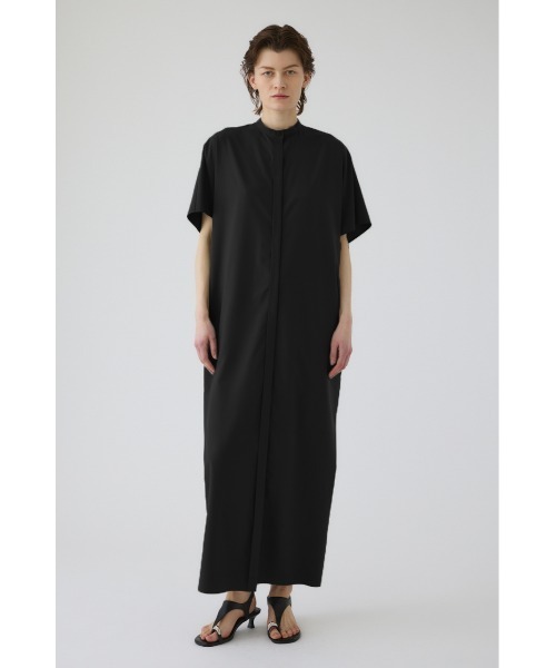 RIM.ARK(リムアーク)の「Half sleeve cocoon OP(ハーフスリーブ コクーン ワンピース)(ワンピース・レディース・ブルー/グリーン/ブラック・38/36)」の4枚目の写真