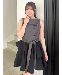 salopette Knit Onepiece（ワンピース）｜anuke（アンヌーク）の