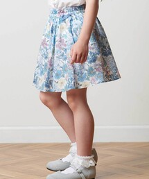 【日本製】【お揃い】リバティ(MARINA'S WALK)プリントタナローンインナーパンツ付きスカート(100~140cm)