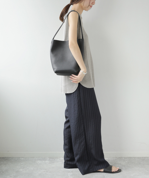 JOURNAL STANDARD relume(ジャーナルスタンダード レリューム)の「《WEB限定追加2》TCワッフルノースリーブ(Tシャツ/カットソー・レディース・ライトグレー/ホワイト/ブラック/ブラウン・FREE)」の14枚目の写真