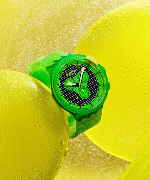 GLOWINGLY GREEN（アナログ腕時計）｜SWATCH（スウォッチ）の