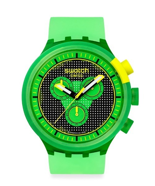 SWATCH（スウォッチ）の「GLOWINGLY GREEN（アナログ腕時計・レディース・グリーン・FREE）」の2枚目の写真