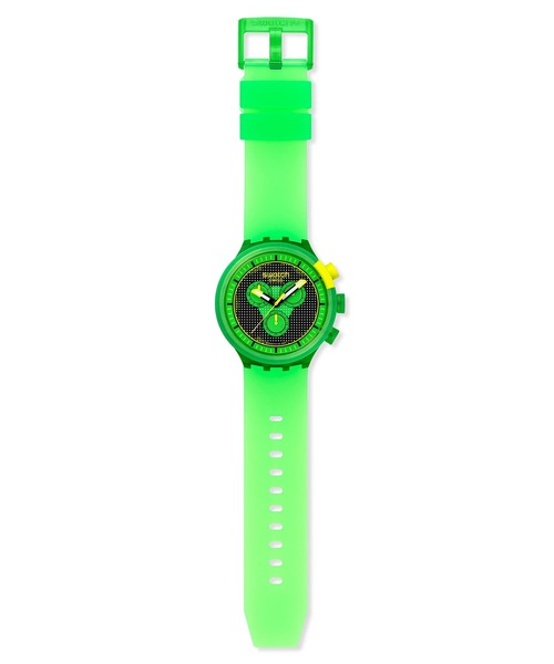 SWATCH（スウォッチ）の「GLOWINGLY GREEN（アナログ腕時計・レディース・グリーン・FREE）」の4枚目の写真