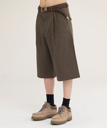 AKECII（アケシ）の「ヘリソン バミューダ コットンパンツ_ウォッシュドカーキ（その他パンツ）」