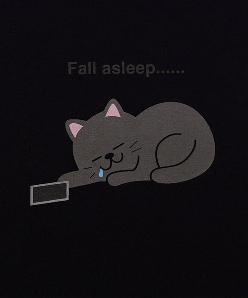 FRUIT OF THE LOOM(フルーツオブザルーム)の「Fall asleep Tシャツ(Tシャツ/カットソー・メンズ・ホワイト/ブラック/ネイビー・M/XL/L)」の6枚目の写真