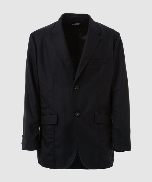 COMME des GARCONS HOMME（コム デ ギャルソン・オム）の「WOOL GARBA PUCKERING JACKET（テーラードジャケット・メンズ・ブラック/ネイビー・XS/S/M/L）」の2枚目の写真