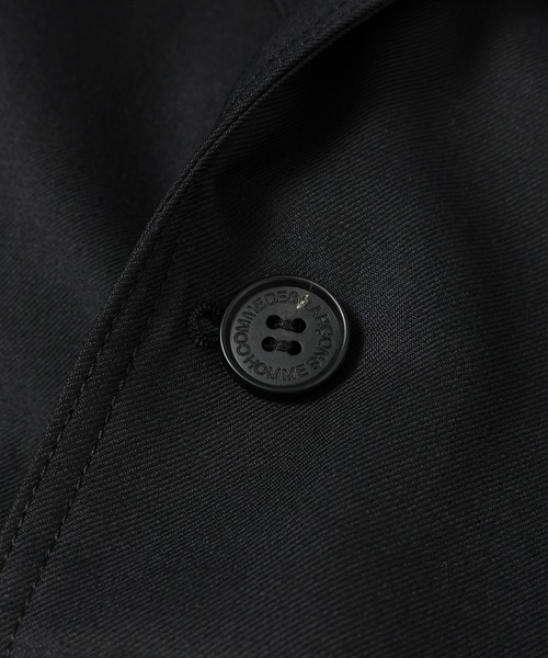 COMME des GARCONS HOMME（コム デ ギャルソン・オム）の「WOOL GARBA PUCKERING JACKET（テーラードジャケット・メンズ・ブラック/ネイビー・XS/S/M/L）」の8枚目の写真