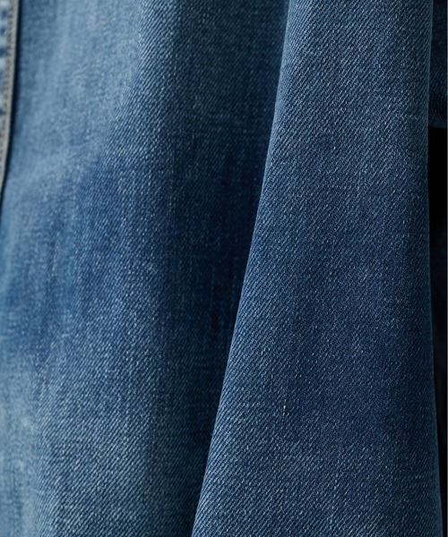 beautiful people（ビューティフルピープル）の「【beautiful people/ビューティフルピープル】selvedgedenim square　big blouson vintage/セルビッジデニムブルゾン/Gジャン（デニムジャケット・レディース・ダークインディゴブルー・38/36）」の9枚目の写真