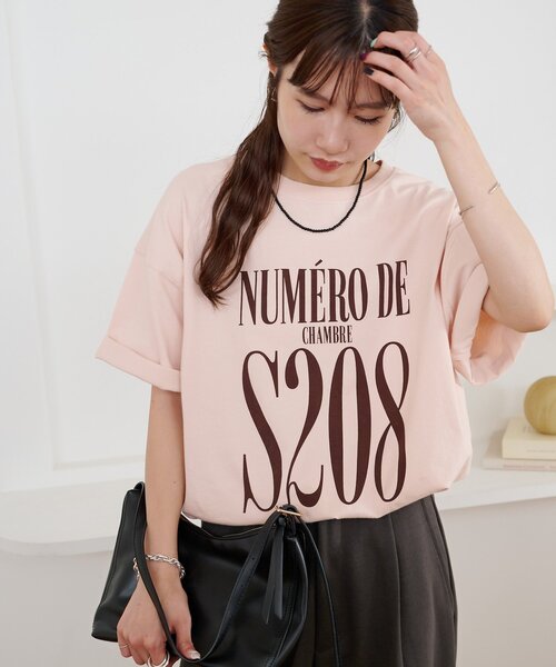 DISCOAT(ディスコート)の「【Enlude】アソートナンバーロゴTシャツ《ユニセックス》(Tシャツ/カットソー・レディース・ネイビー/ライトベージュ/ピンク/チャコールグレー/ブラウン/オフホワイト・FREE)」の19枚目の写真