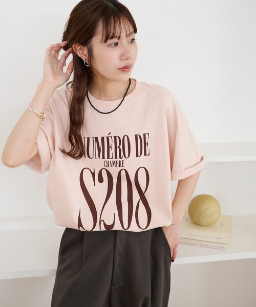 DISCOAT(ディスコート)の「【Enlude】アソートナンバーロゴTシャツ《ユニセックス》(Tシャツ/カットソー・レディース・ネイビー/ライトベージュ/ピンク/チャコールグレー/ブラウン/オフホワイト・FREE)」の20枚目の写真