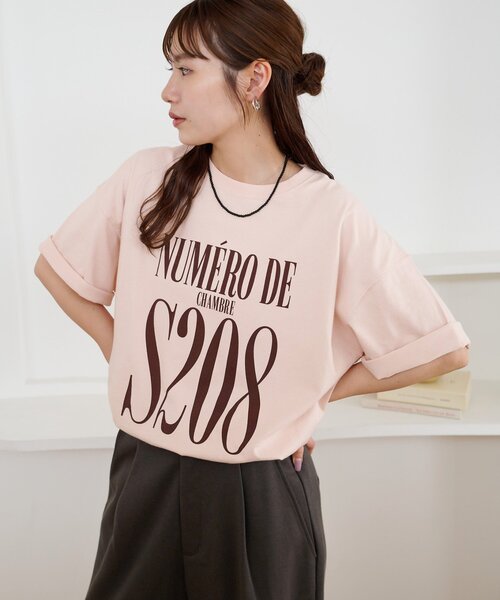 DISCOAT(ディスコート)の「【Enlude】アソートナンバーロゴTシャツ《ユニセックス》(Tシャツ/カットソー・レディース・ネイビー/ライトベージュ/ピンク/チャコールグレー/ブラウン/オフホワイト・FREE)」の21枚目の写真