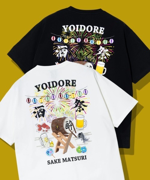 go slow caravan(ゴースローキャラバン)の「YOIDORE/酔いどれ 酒祭り太鼓 TEE(Tシャツ/カットソー・メンズ・ブラック/ホワイト・LARGE/MEDIUM/X-LARGE)」の14枚目の写真