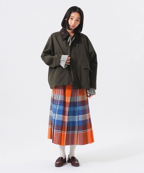 Barbour(バブアー)の「【別注】Barbour / Thornbury Jacket 26FW(ブルゾン・レディース・オリーブ/ネイビー/チェック/ブラック・ONE SIZE)」の13枚目の写真